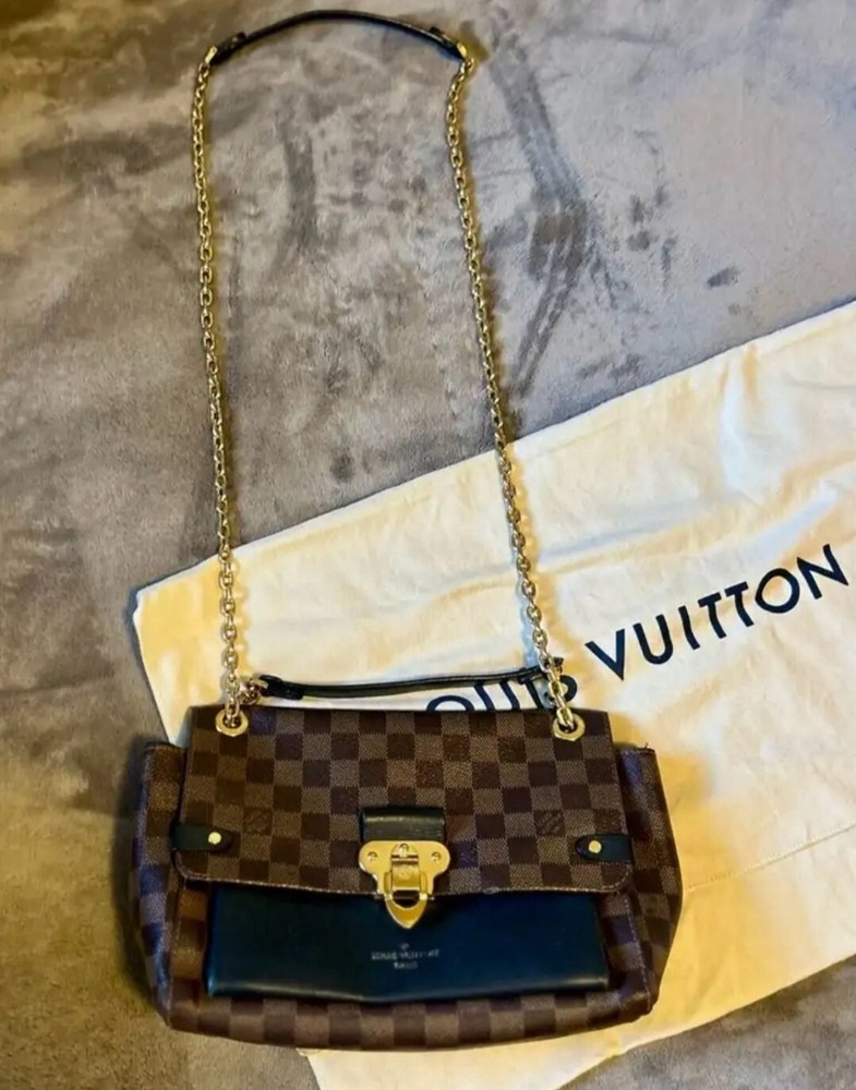 Louis Vuitton Vavin Shoulder Bag PM Black Damier Ebene Canvas