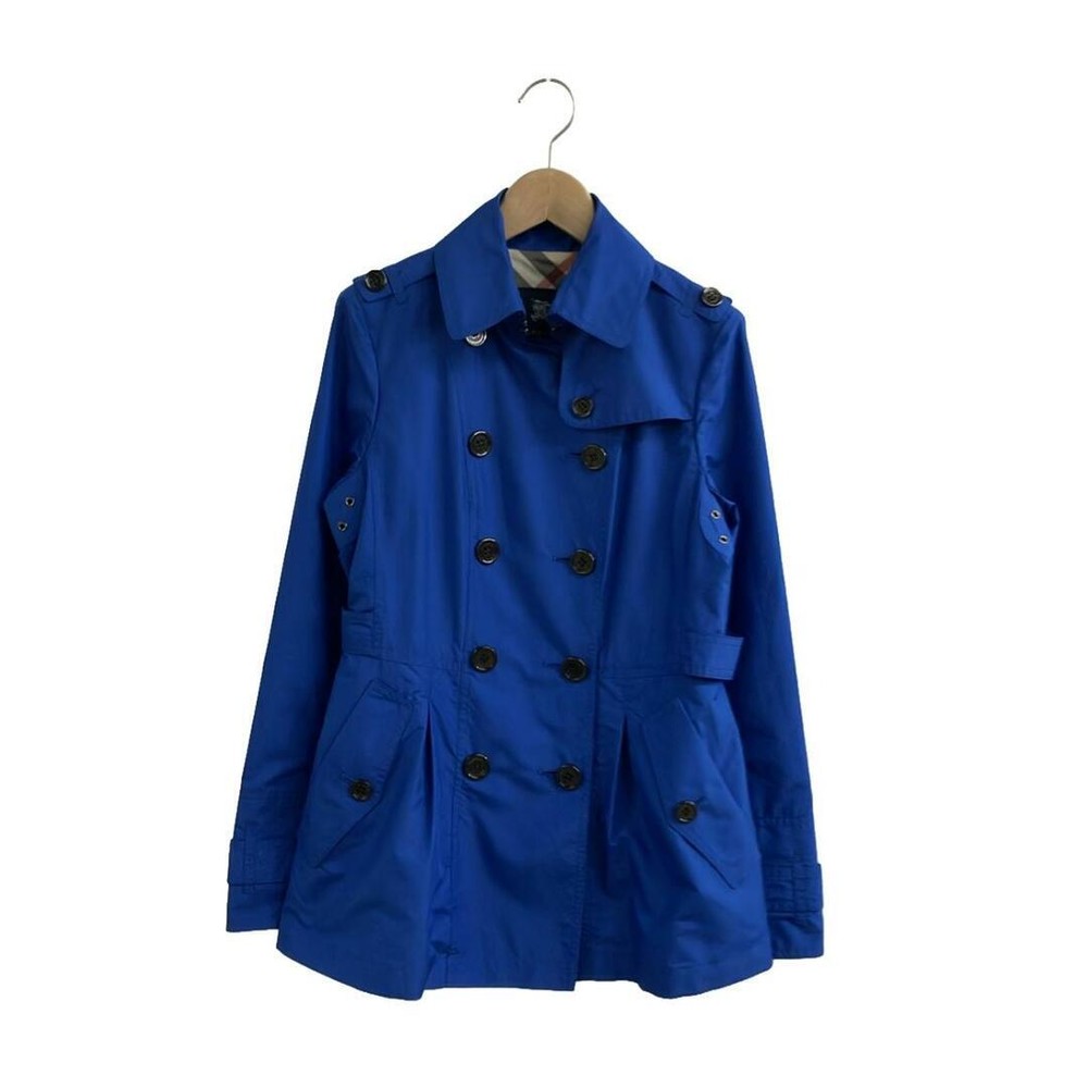 Burberry London trench coat short length women's 38 31611e68c6198452d0695692556