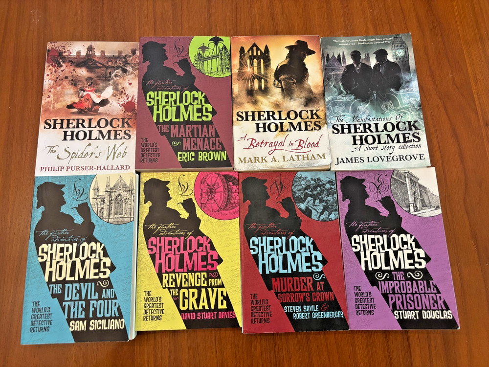 The Further Adventures Of Sherlock Holmes Paperback Lot Of 8 Titan Books