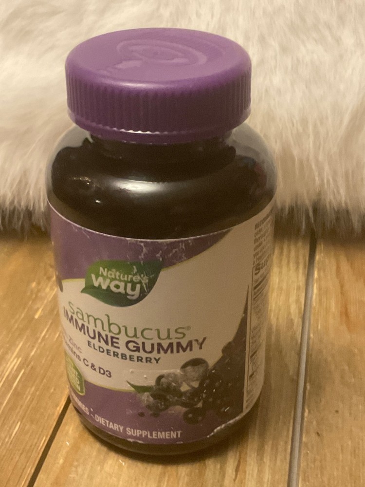 Nature’s Way Sambucus Immune Gummy Daily Immune Support - 60 Count Exp 11/30/26