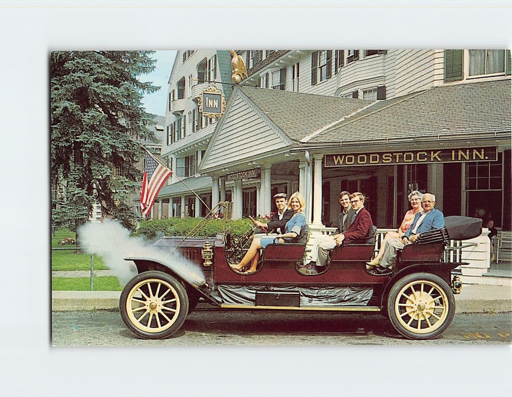 Postcard 1911 Nine Passenger Stanley Steamer