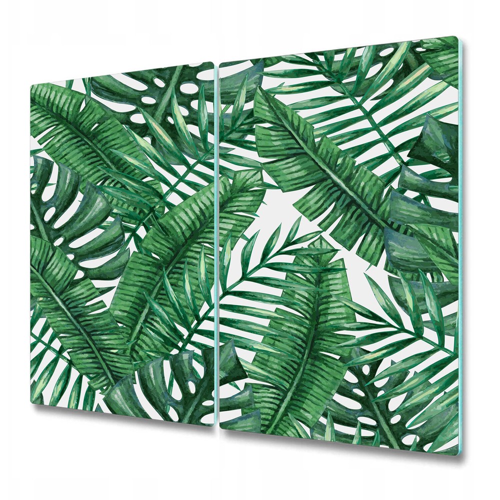 Serving Chopping Board Jungle Big Leaves Tropical Monstera Exotic Leaf 2x30x52