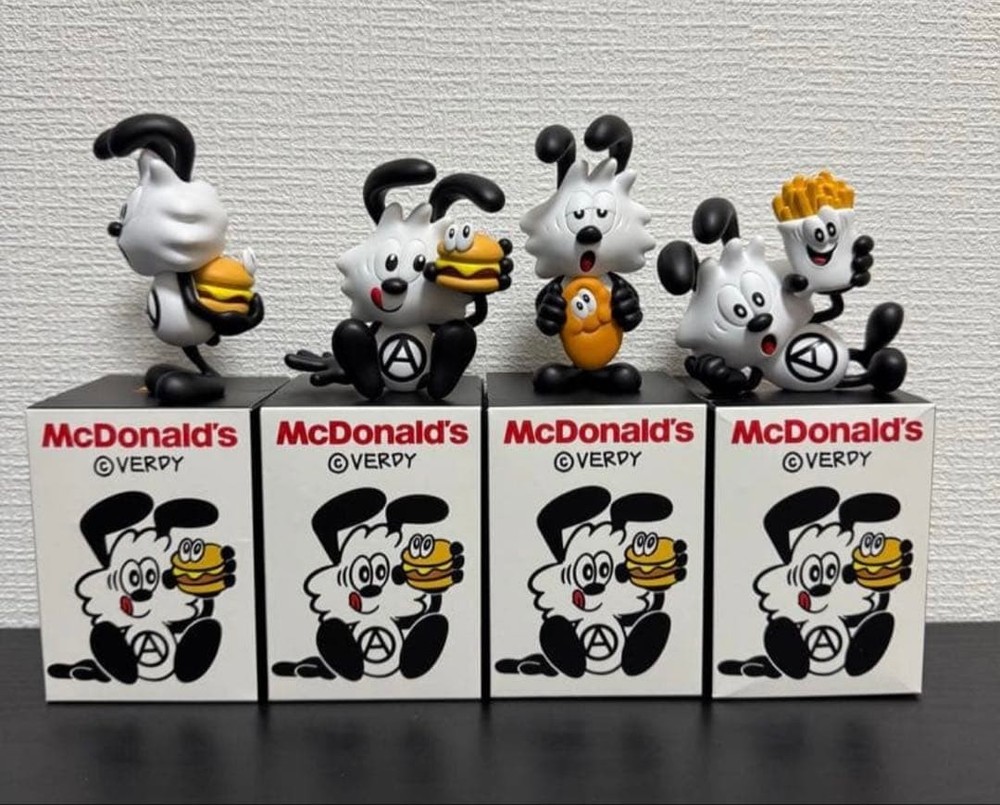 Verdy x McDonalds McDonald's set of 4 #d46fda