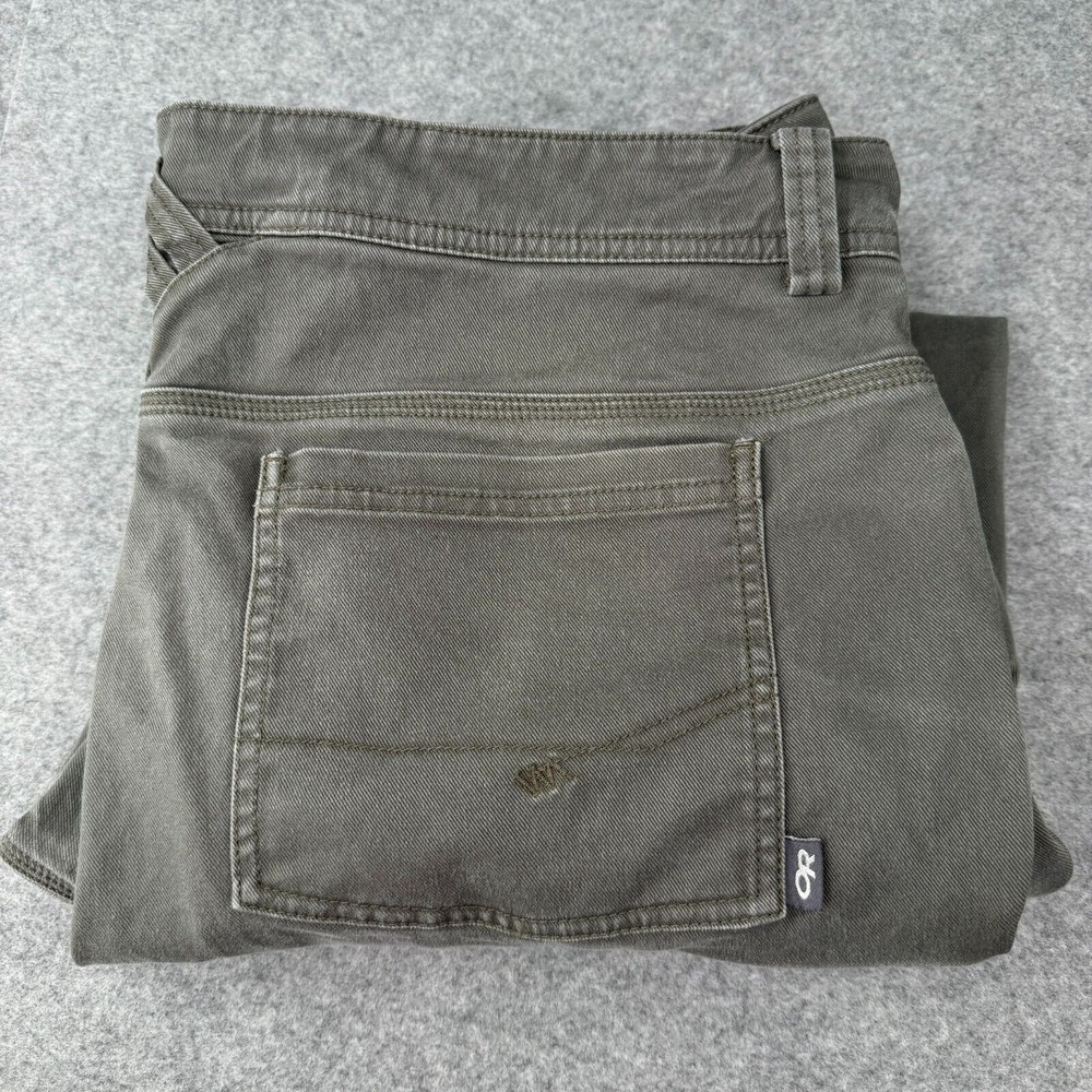 Outdoor Research Performance Pants Men's 38 Green Goldbar Canvas Outdoor Hiking