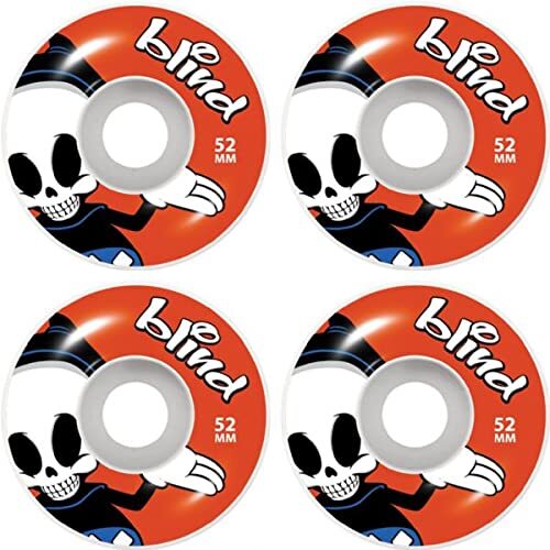 Blind Skates Reaper Character While/Red Skate Wheels 52mm 99a (Set of 4)