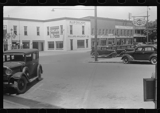 Washington Court House,Ohio. Summer,1938. Fayette County,central Ohio