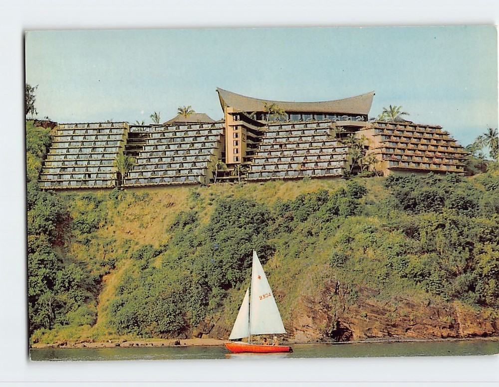 Postcard Hotel Taharaa Intercontinental Tahiti French Polynesia