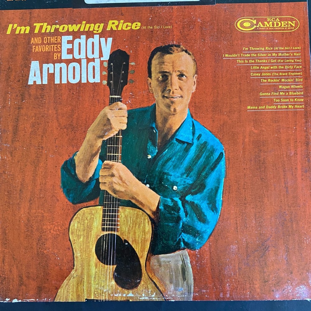 Eddy Arnold – I'm Throwing Rice LP Record 1965 RCA Camden Country Mono 33 RPM