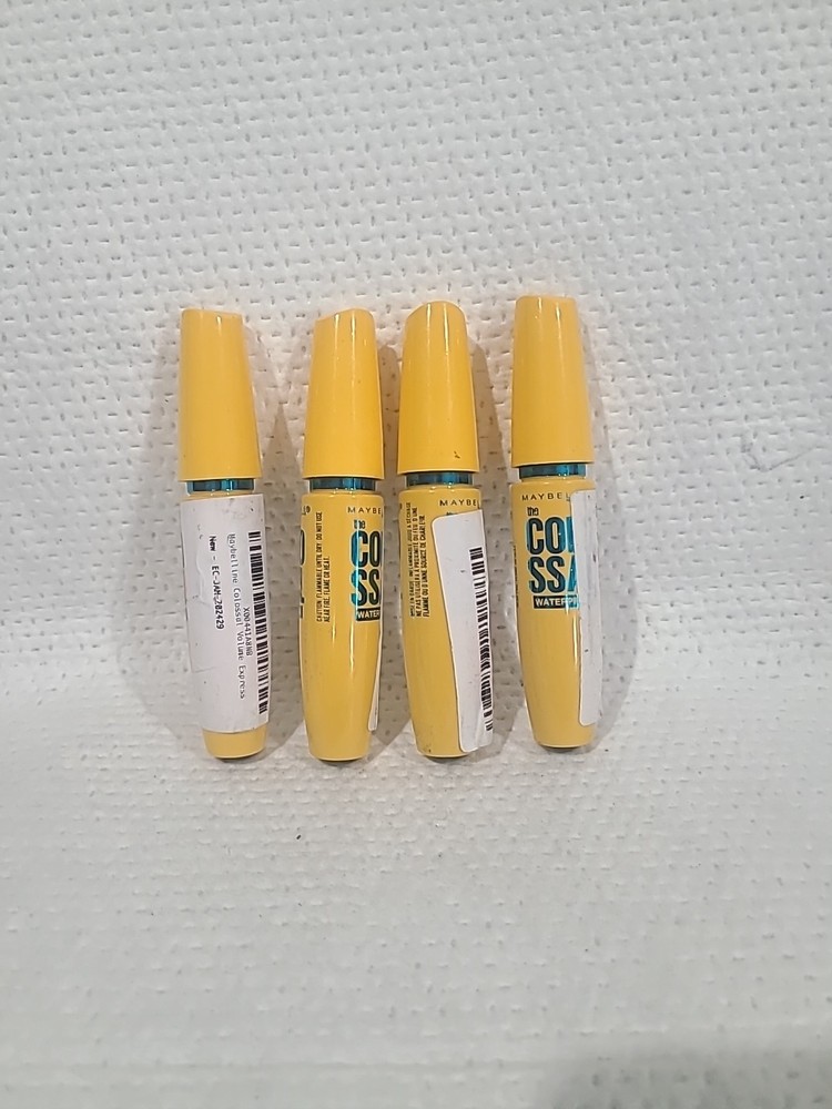 Maybelline Volum Express Waterproof Mascara Glam Black 4-Pack