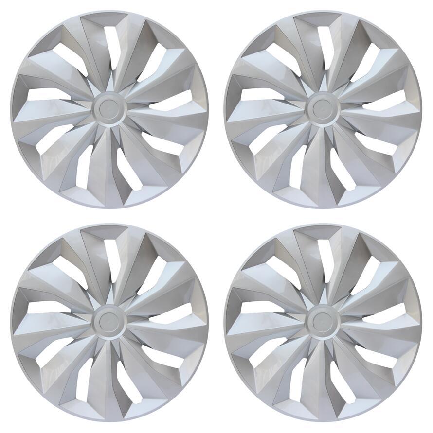 4-Pack Gloss Black R13 Wheel Covers for 1995-2005 Honda Civic