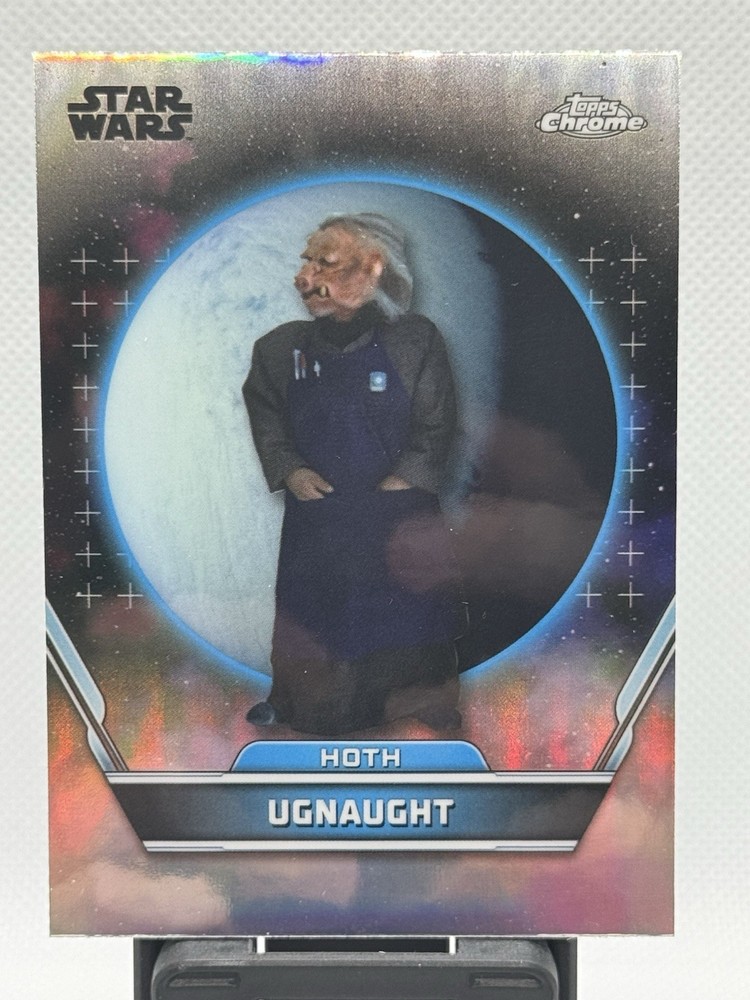 2024 Topps Chrome Star Wars Hyperspace Hoth Refractor Ugnaught #56 1m8