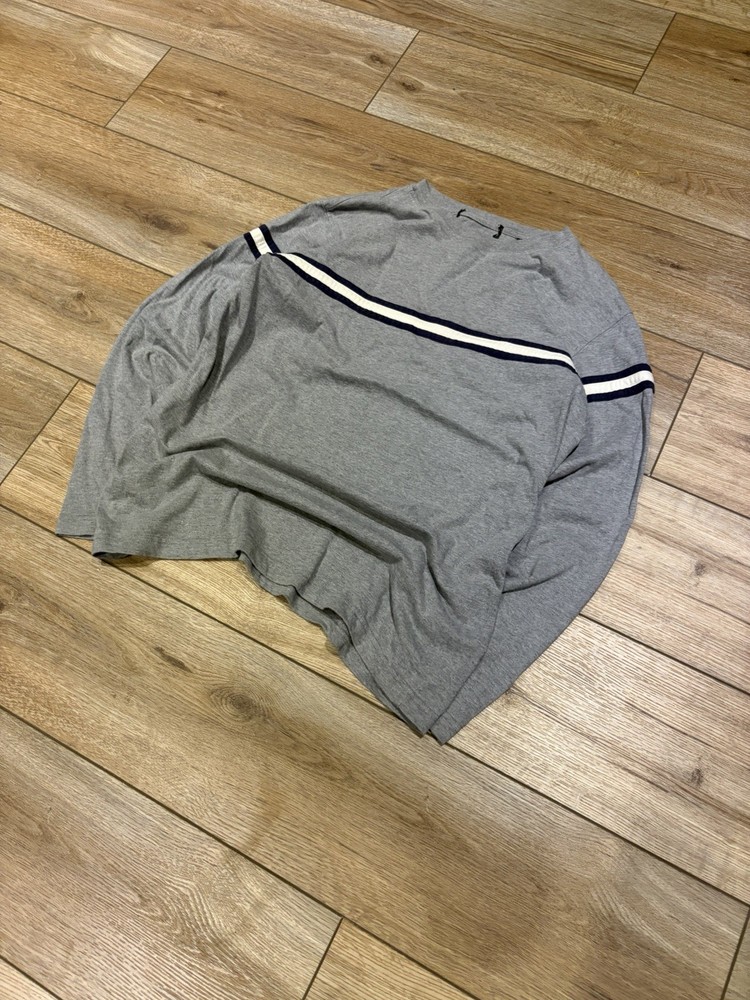 Vintage Point Zero Surf Style Long Sleeve Shirt With A Stripe Size: Medium