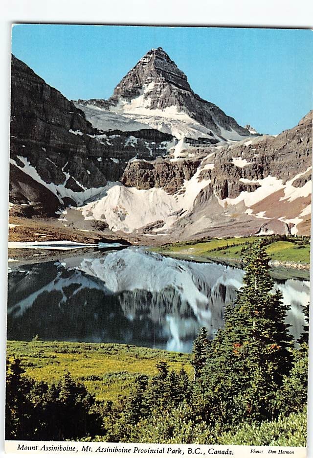 Postcard Mount Assiniboine Mt. Assiniboine Provincial Park Canada