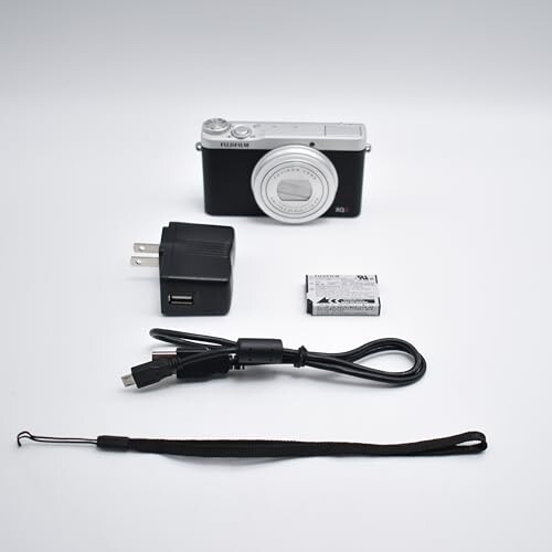 Fujifilm Digital Camera X Series XQ2 Silver × Black 4x 12.0MP Compact Camera