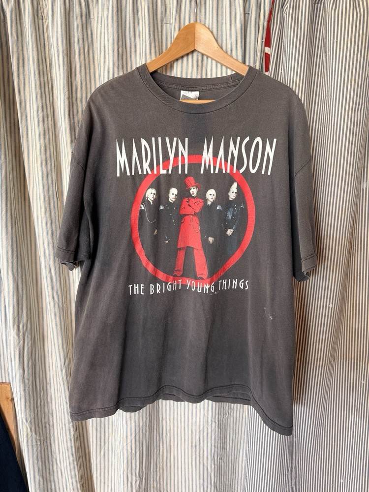 Vintage Marilyn Manson The Bright Young Things T Shirt Size 2xl