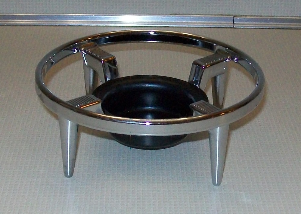 Vintage Corning Ware Silver Tone Metal Candle Warmer Burner Holder Cradle  P119W