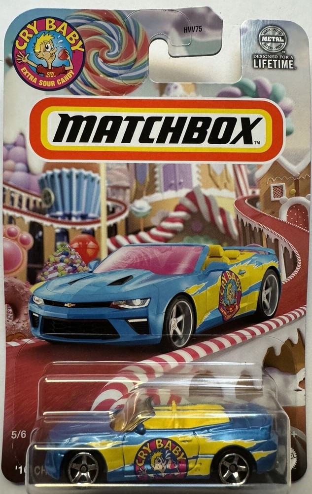Matchbox 2024 CANDY CARS CRY BABY '16 Chevy Camaro Convertible 5/6