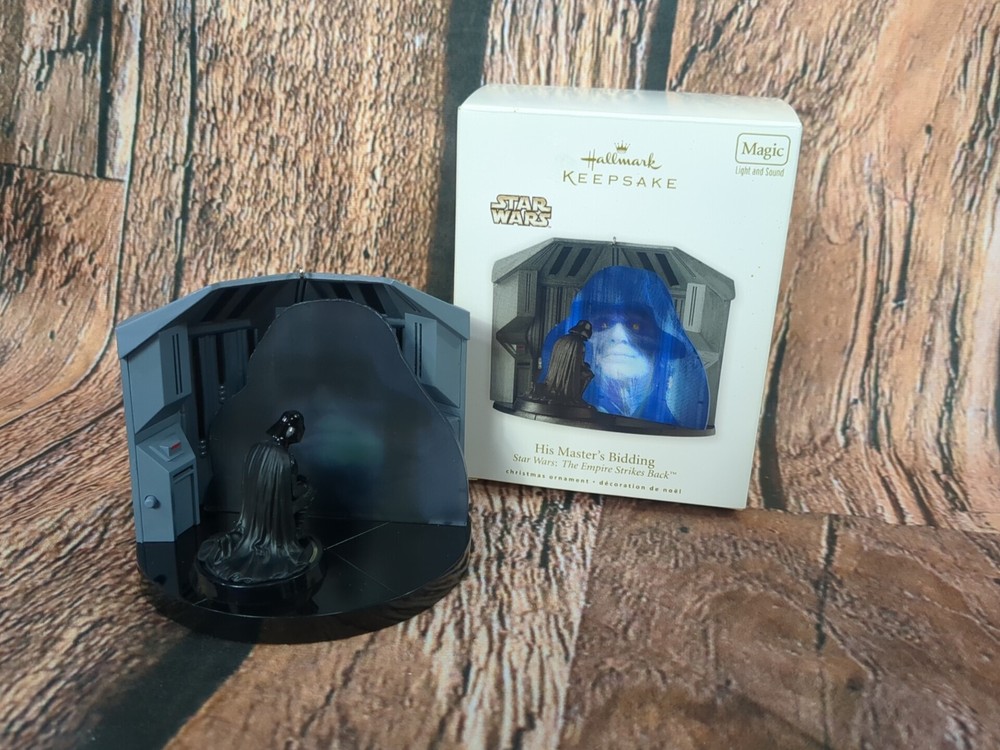 2010 HALLMARK MASTERS BIDDING STAR WARS EMPIRE STRIKES BACK ORNAMENT