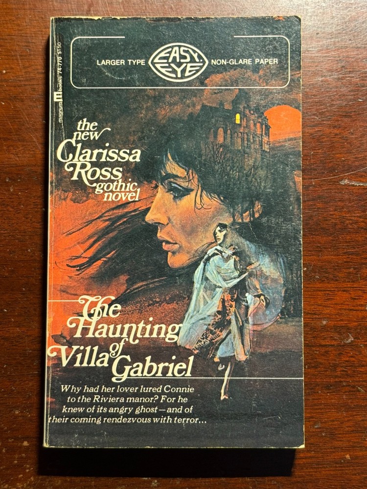 The Haunting of Villa Gabriel Clarissa Ross Gothic Horror 1971 1970s Vtg PB BK