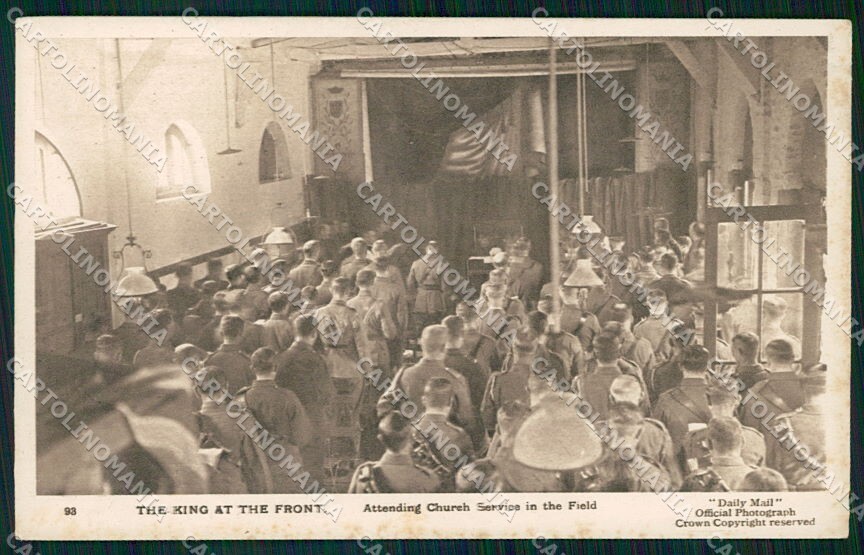 WW1 WWI Militari Propaganda Daily Mail Serie XII No. 93 cartolina XF6635