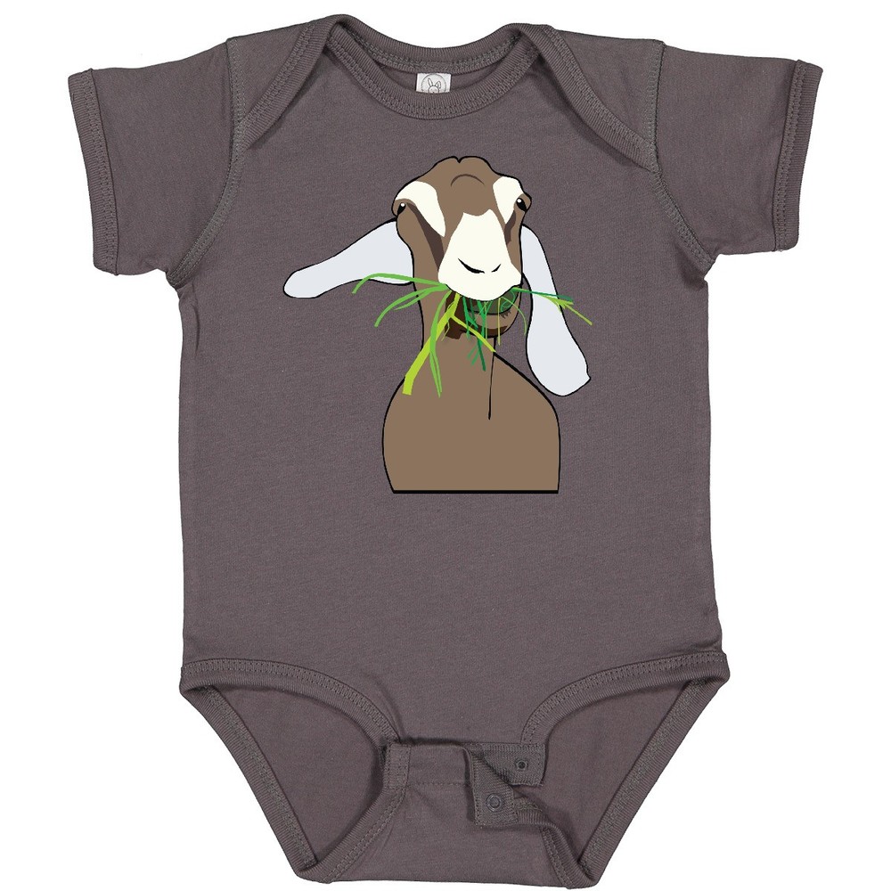 Inktastic Farm Animal Baby Bodysuit Goat Animals Funny Humor Cute Livestock