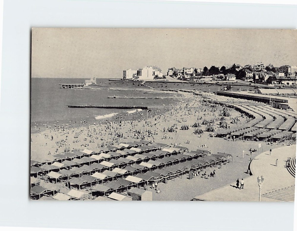 Postcard Playa Bristol Mar del Plata Buenos Aires Argentina