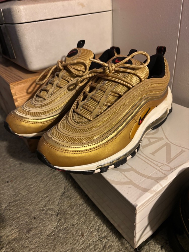 Size 8.5 - Nike Air Max 97 OG QS Metallic Gold