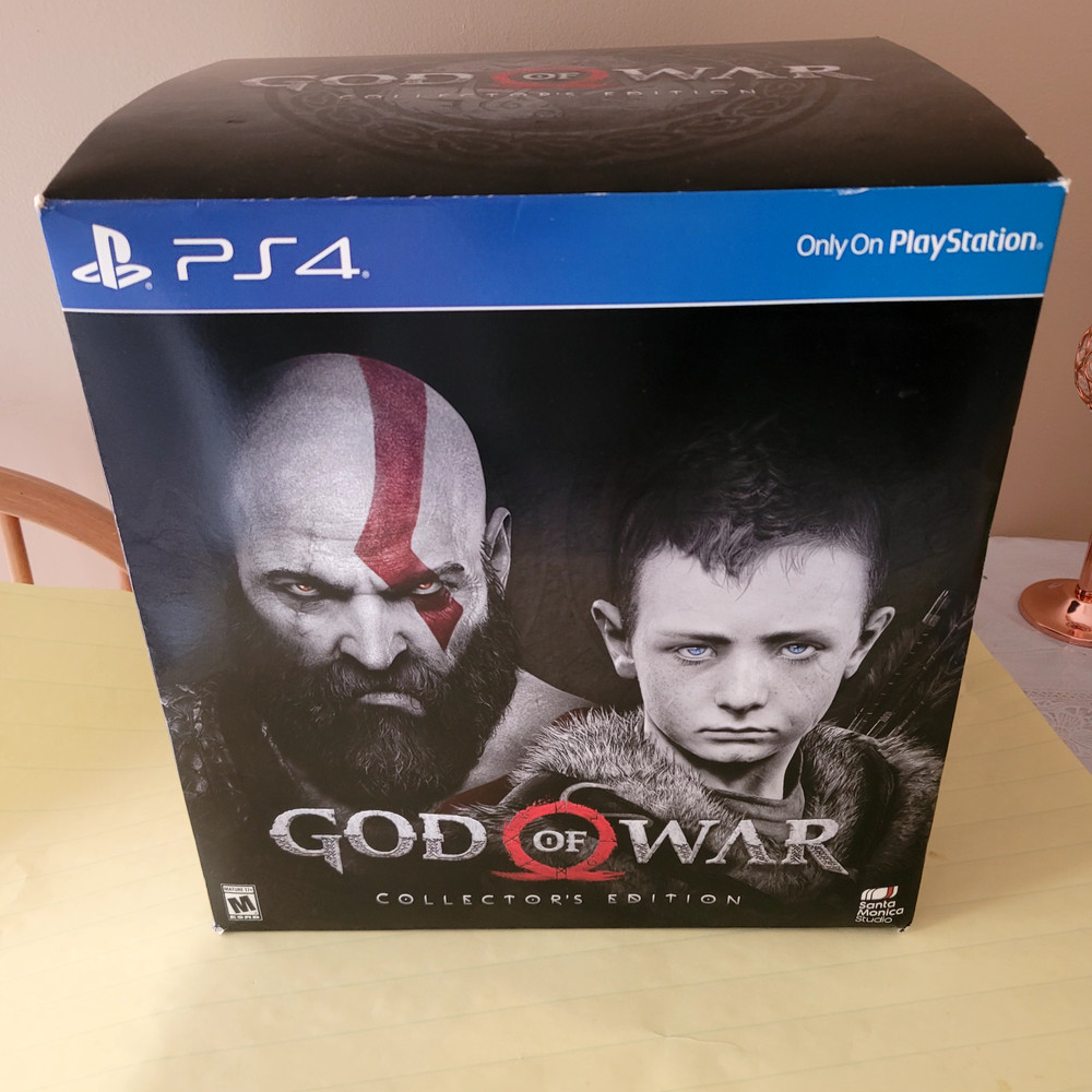 God of War - Collectors Edition - Sony PlayStation 4 Missing Steelbook Game