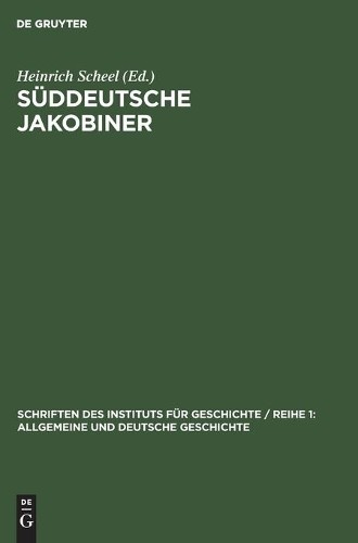Süddeutsche Jakobiner (Hardback)