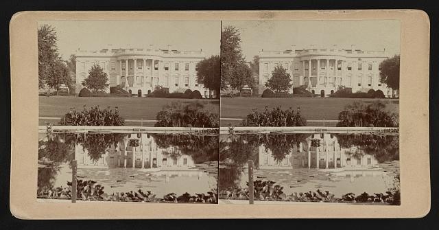 Photo:Washington D.C. White House South Lawn 1900 Stereoview