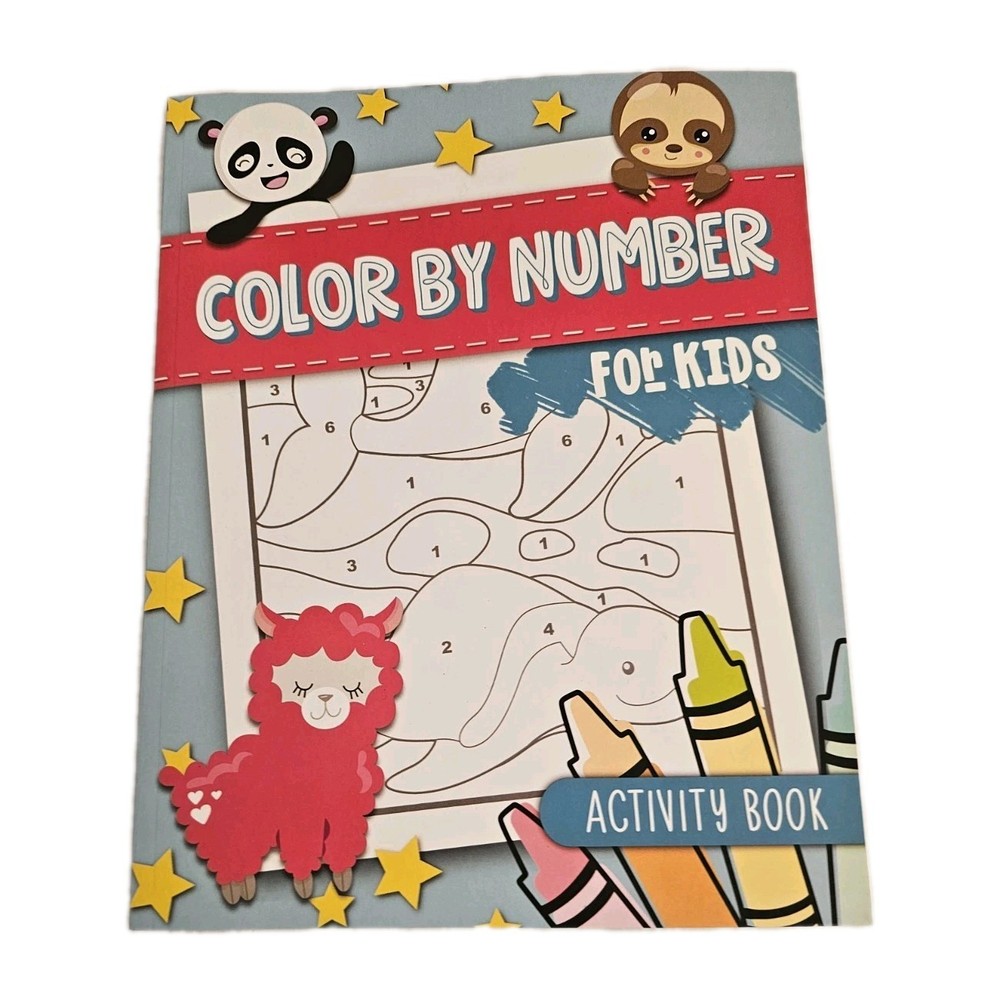 Color by Number for Kids: Activity Book - paperback June & Lucy Kids