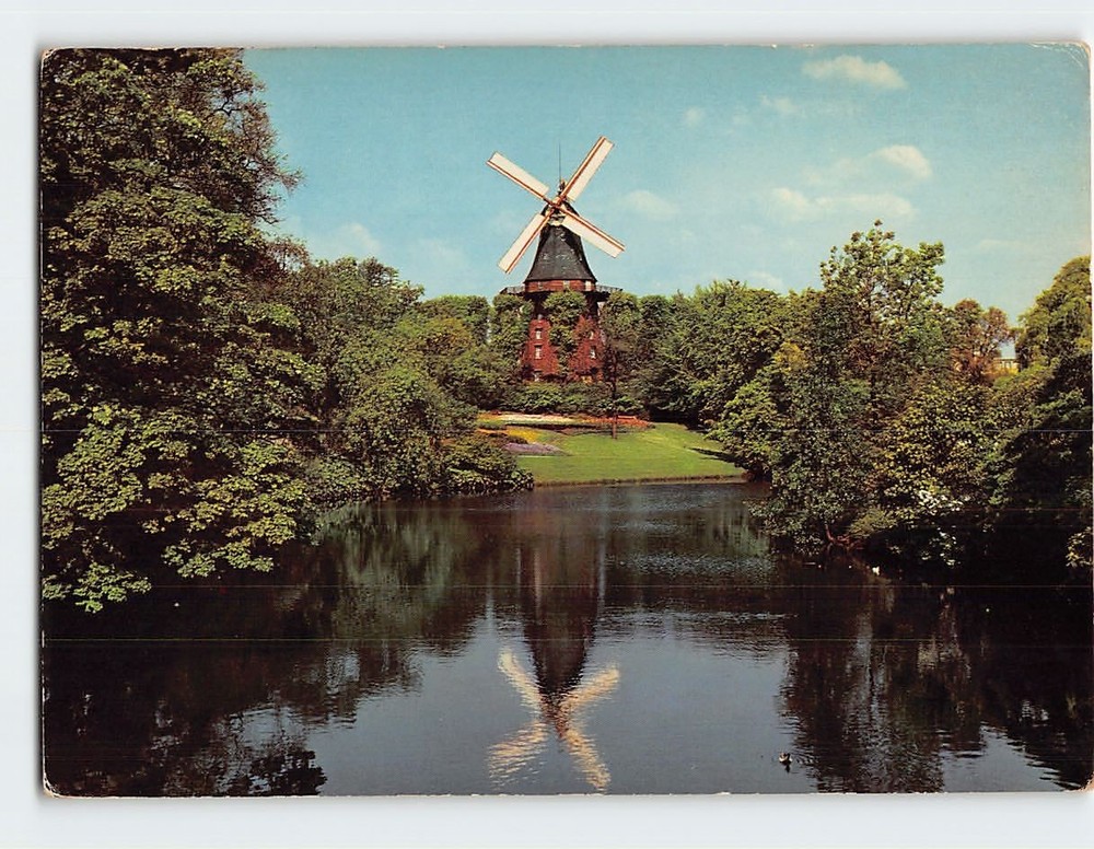 Postcard Muhle am Wall Bremen Germany