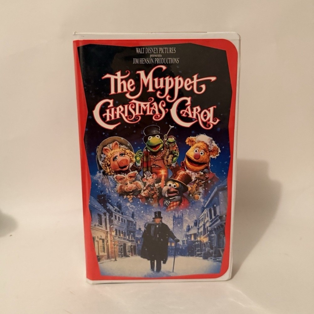 Disney The Muppet Christmas Carol VHS Tape G NTSC Children's Michael Caine