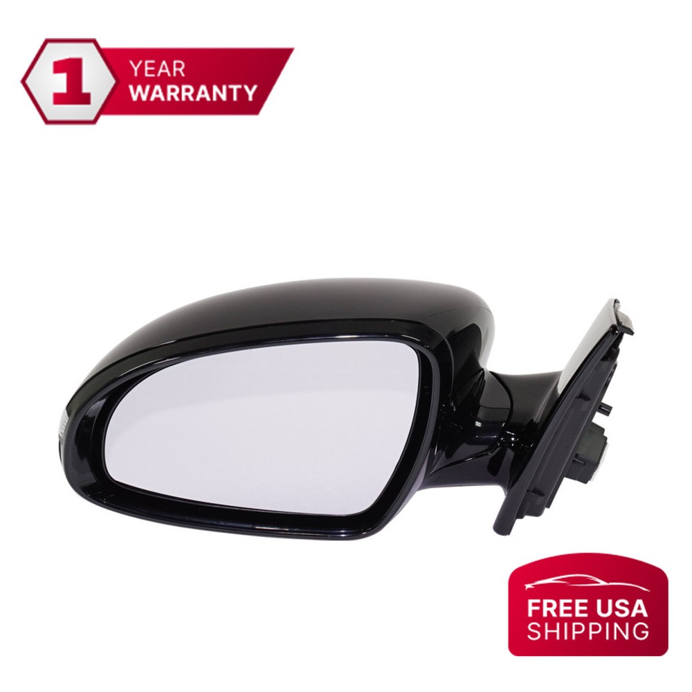 Mirror Paintable Power Glass Heated Driver Side For 2017-2019 Kia Sportage