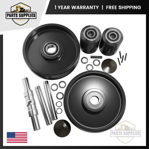 Complete Wheel Kit for Crown Model PTH50 PTH-50 PTH 50 Manual Pallet Jack