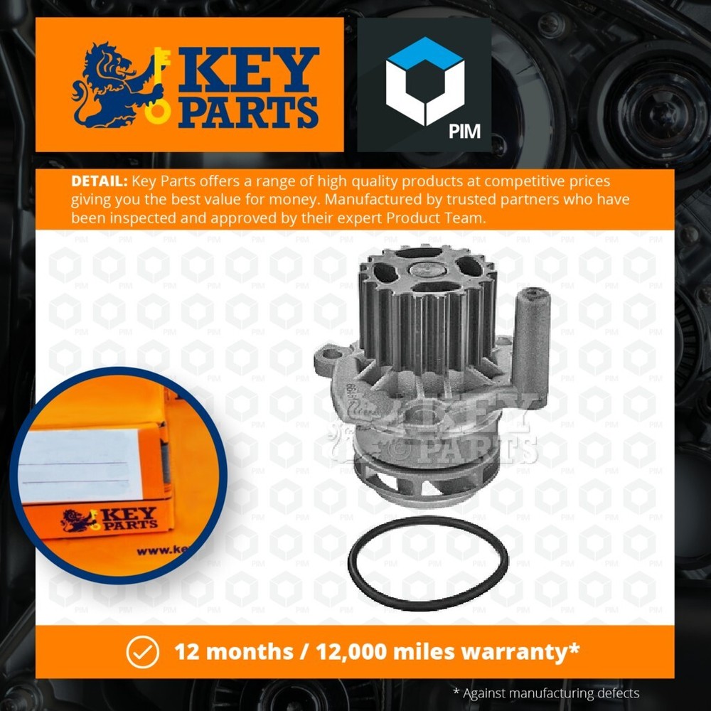 Water Pump fits SKODA OCTAVIA Mk2 2.0D 06 to 10 BMM Coolant KeyParts Quality New