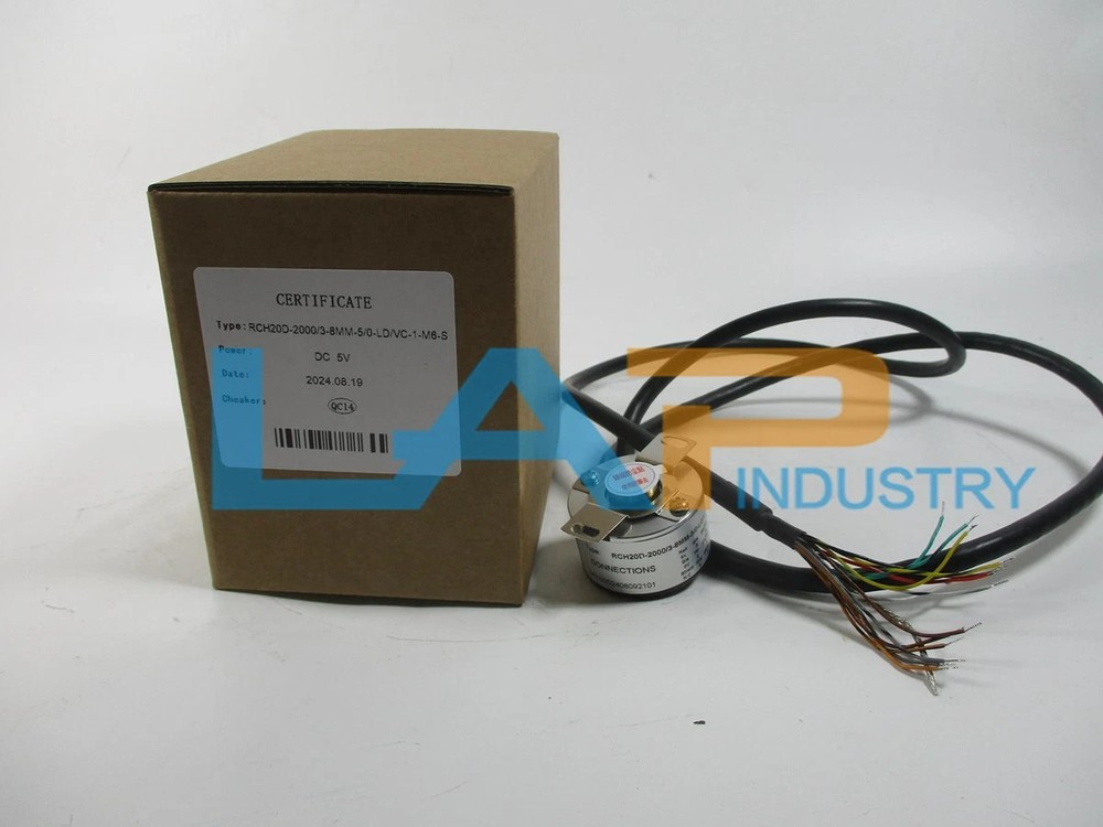 1Pcs New For RCH20D-2000/3-8MM-5/0-LD/VC-1-M6-S Rotary encoder Replacement