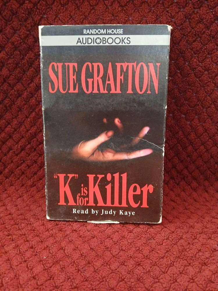 K Is for Killer, by Sue Grafton Random House Cassette, Audiobook Judy Kaye