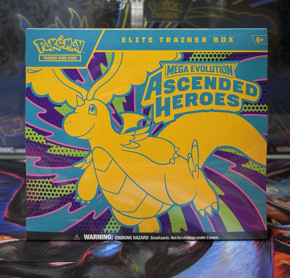 Pokemon Mega Evolution Ascended Heroes Elite Trainer Box ETB Sealed New