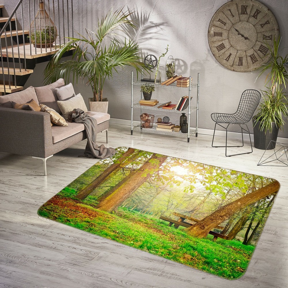3D Forest Grass ZHUC5970 Game Non Slip Carpet Mat Photo Carpet Zoe