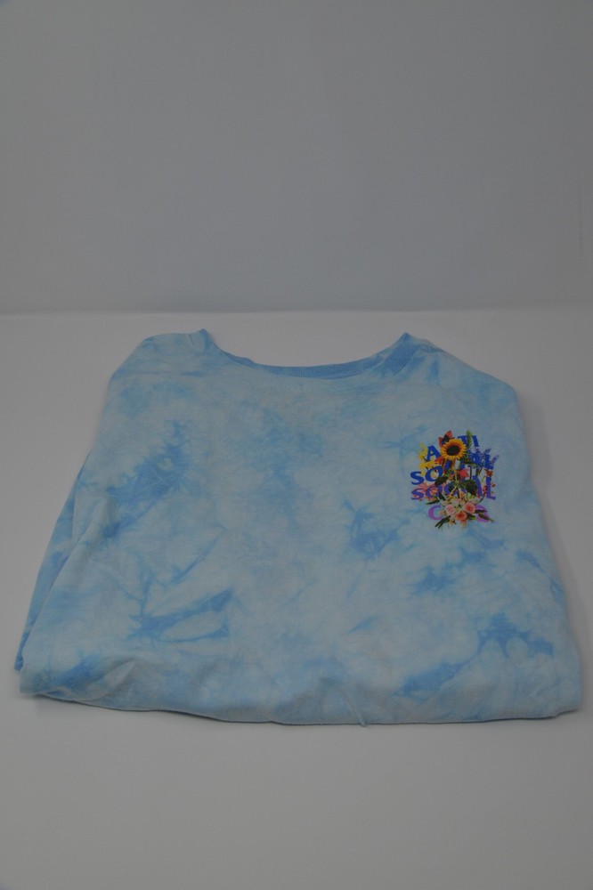 Anti Social Social Club Bouquet For The Old Days Tee - Light Blue - Size XL - 22