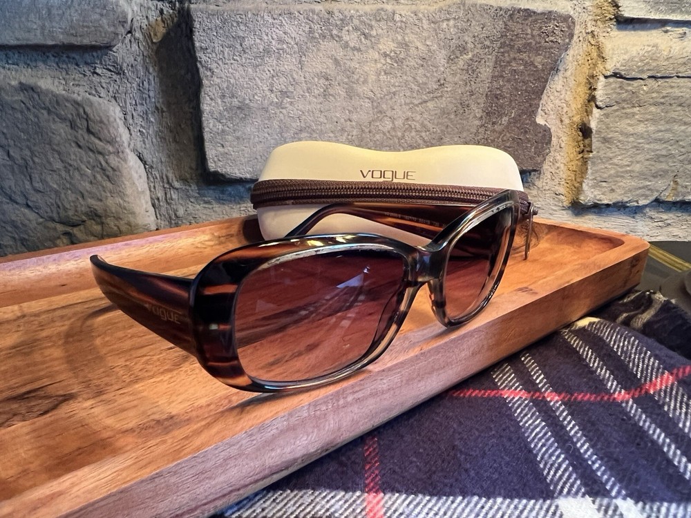 VOGUE VO2606S W656T5 Dk Havana Brown Gradient Polarized 55 mm Women's Sunglasses