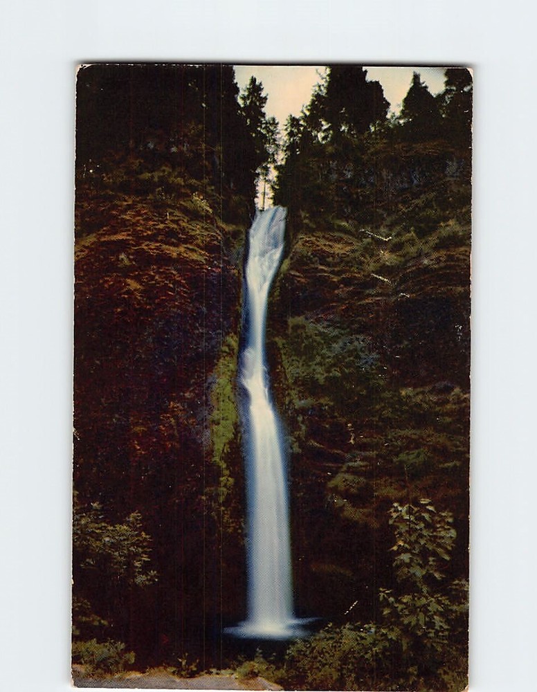 Postcard Horsetail Falls Columbia River Highway Oregon USA