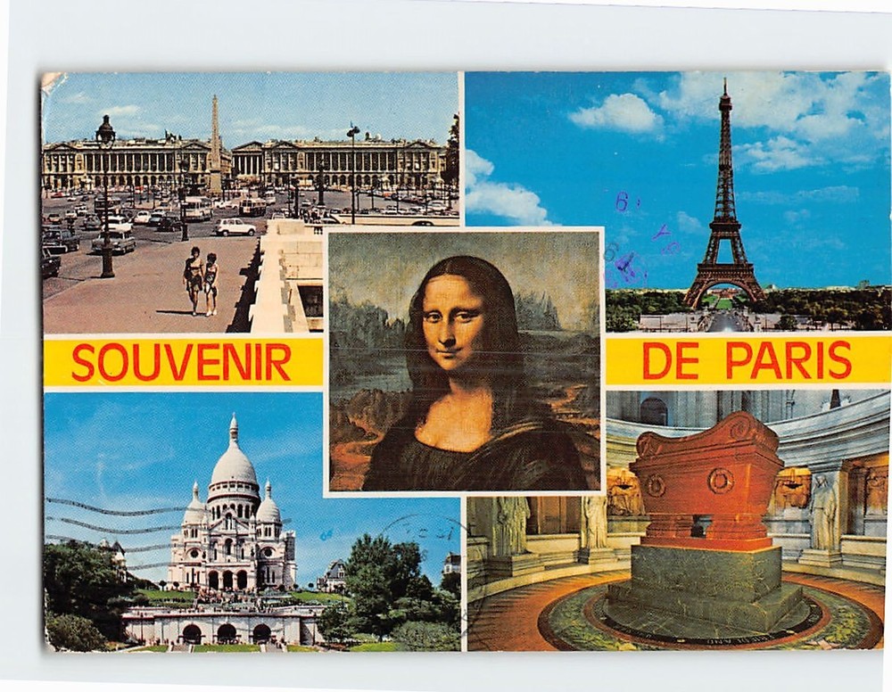 Postcard Scenes & Views Paris France