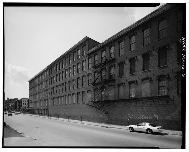 Boott Cotton Mills,John Street at Merrimack River,Lowell,Middlesex County,MA,9