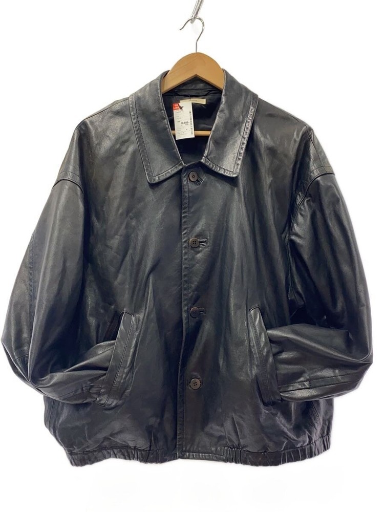 Lidnm Leather Jacket Blouson/L/Goat Leather/Blk/Plain/Lm20Aw04300-09-3 3504