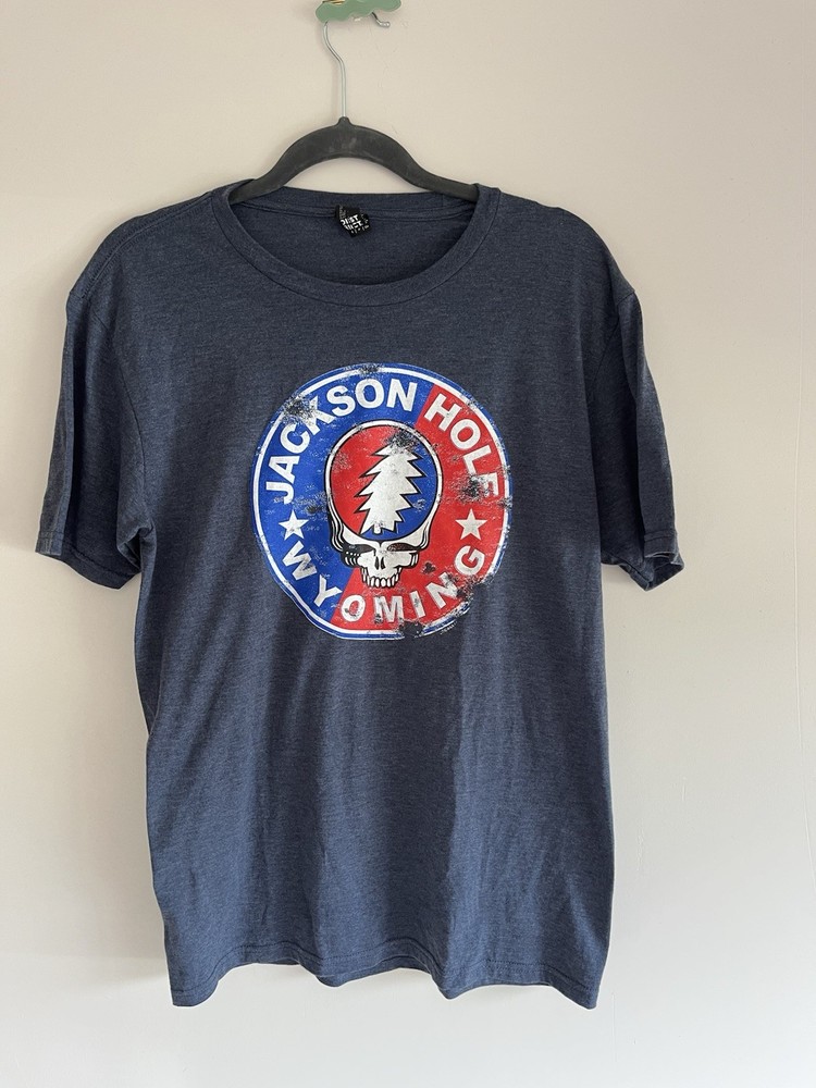 Grateful Dead Steal Your Face Jackson Hole Vintage Band T-Shirt