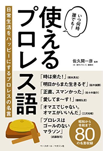 Usable professional wrestling wise sayings that make everyday li... book form JP