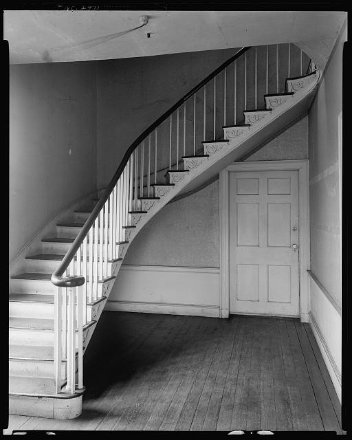 Salisbury North Carolina Parish House Presbyterian Manse Staircase 1938