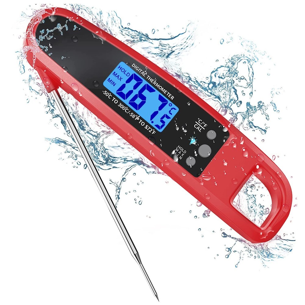 Meat Thermometer for Grill and Cooking. Best Waterproof Ultra Fast Thermometer